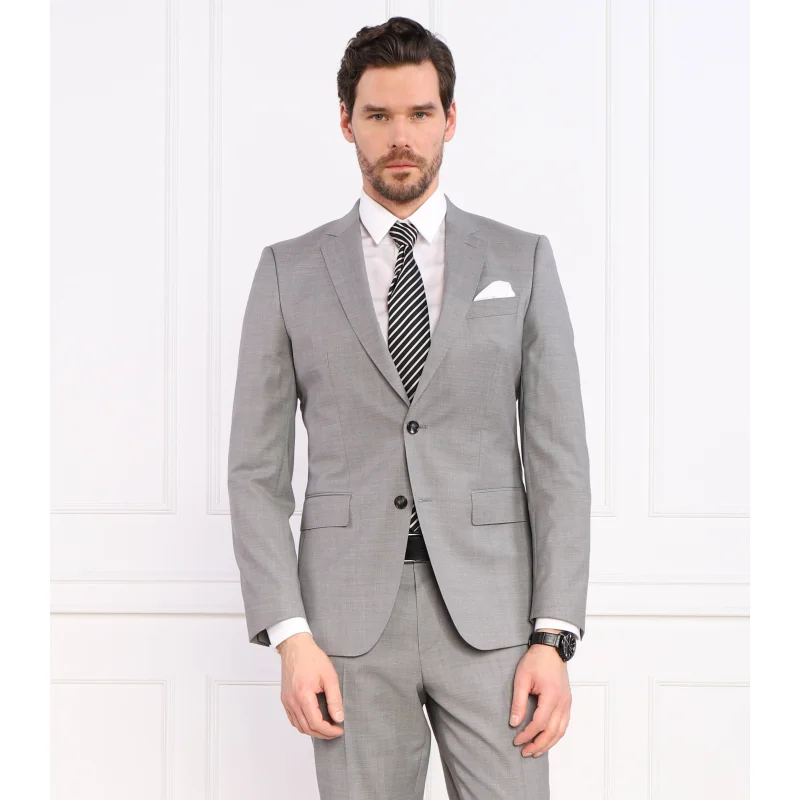 BOSS Wełniana marynarka H-Huge-MM-224 | Slim Fit