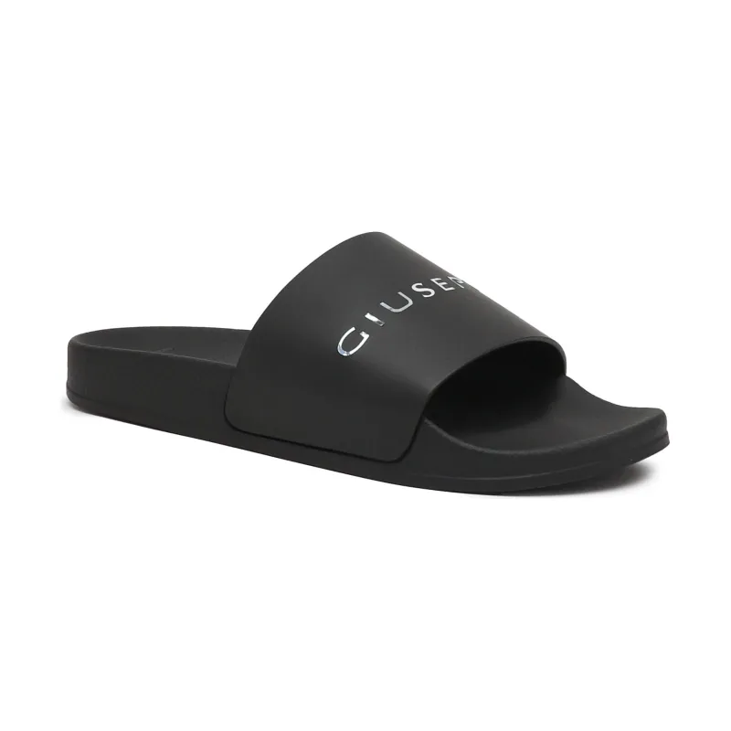 Giuseppe Zanotti Skórzane klapki SLOGAN