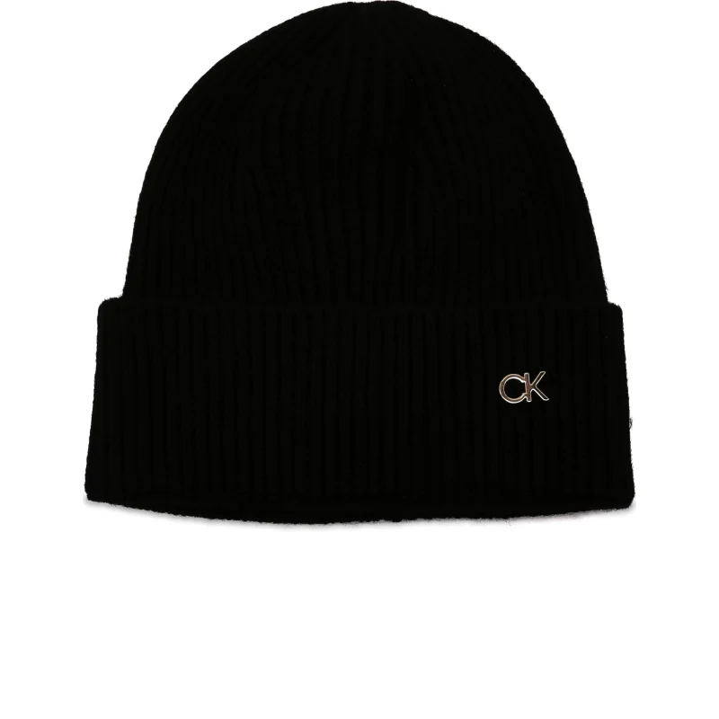 Calvin Klein Czapka RE-LOCK | z dodatkiem wełny i kaszmiru