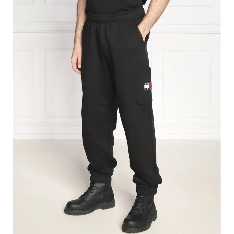 Tommy Jeans Spodnie dresowe BADGE | Regular Fit