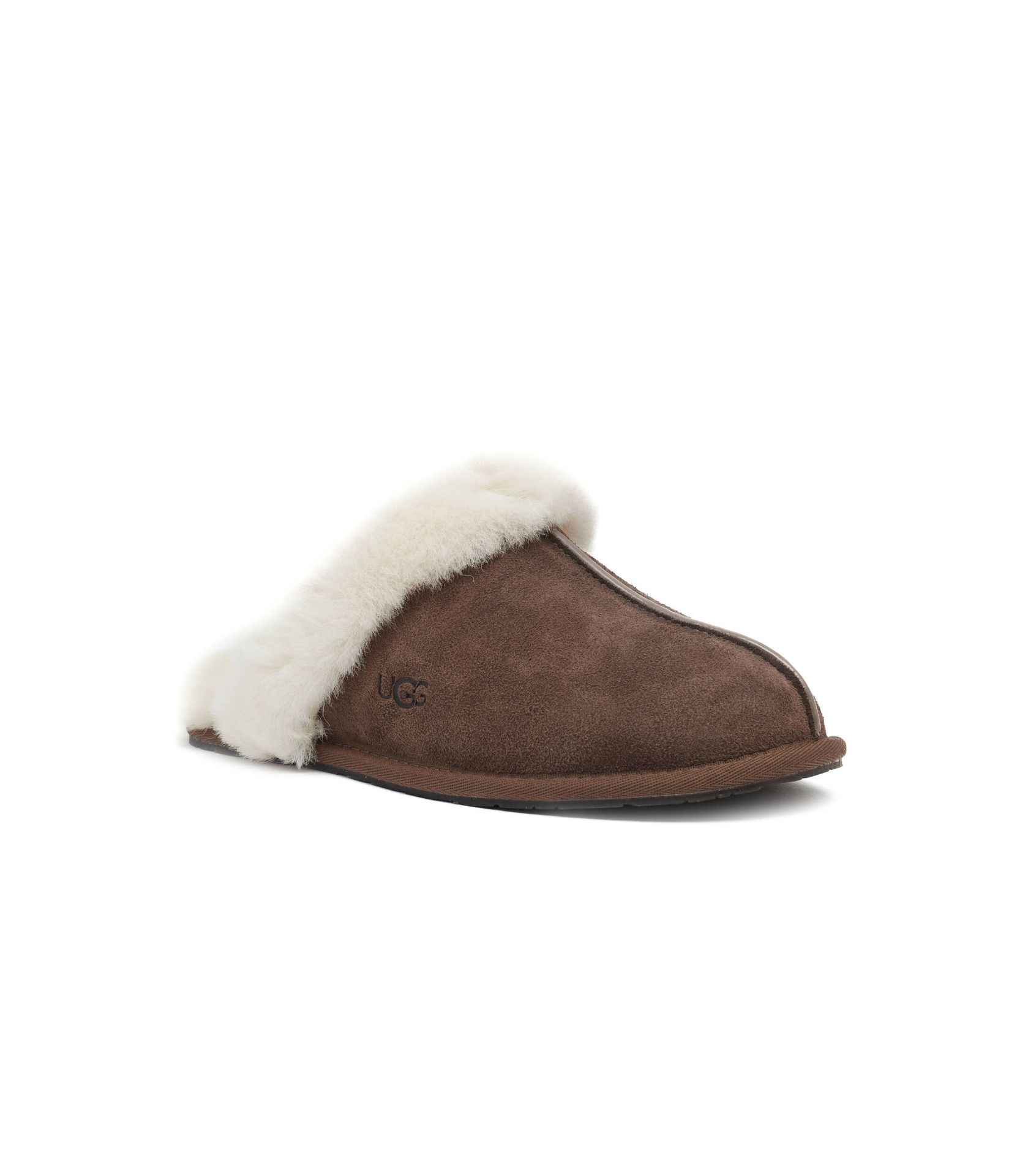UGG Ocieplane obuwie domowe W Scuffette II z dodatkiem wełny shearling zamsz