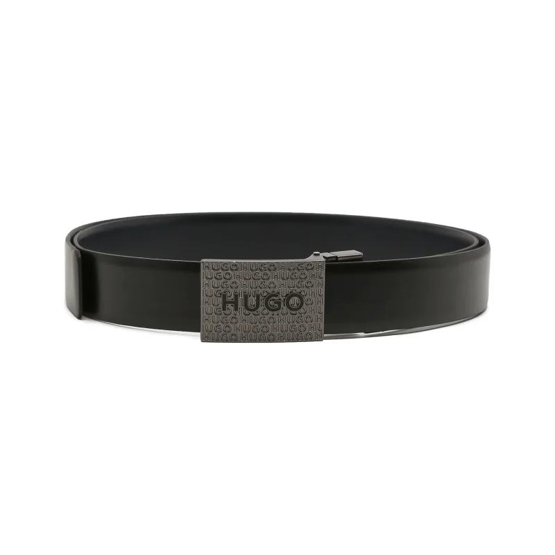 HUGO Skórzany dwustronny pasek Guan_Gb35_pp