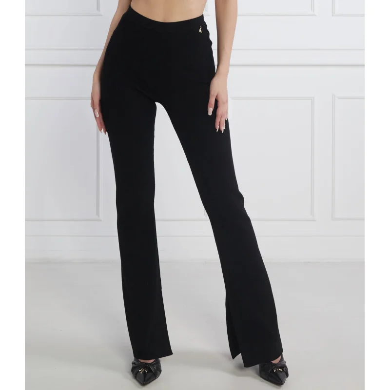 Patrizia Pepe Wełniane spodnie | flare fit