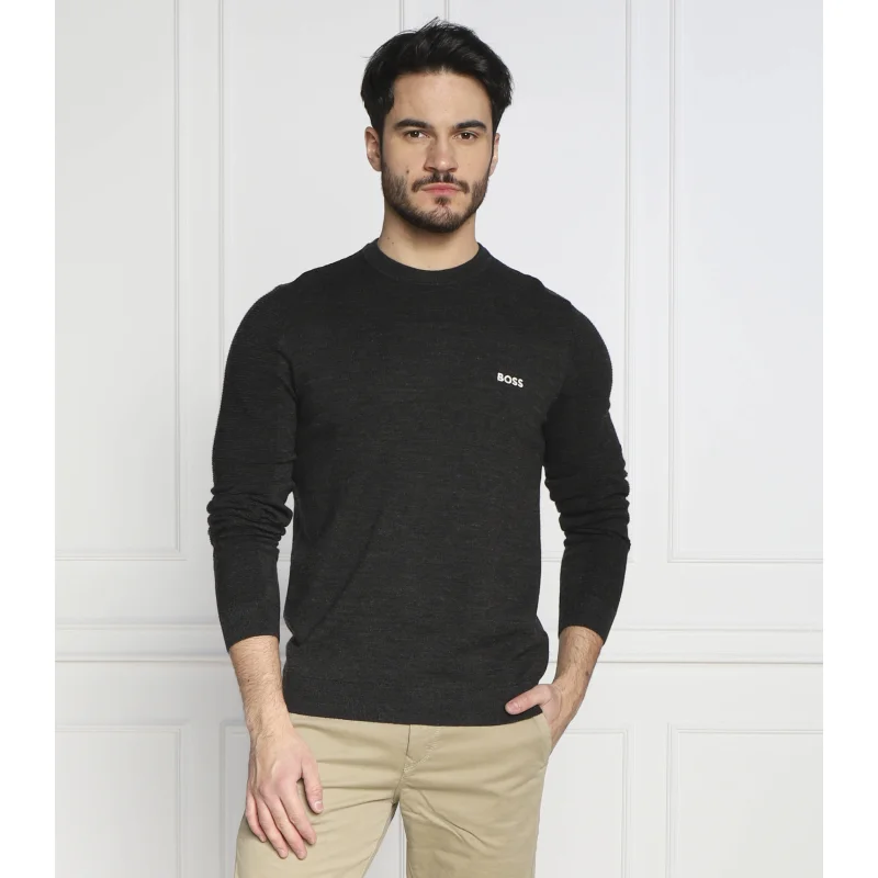 BOSS GREEN Wełniany sweter Romar | Regular Fit