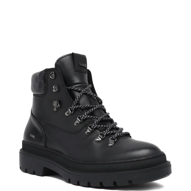 Karl Lagerfeld Skórzane buty trekkingowe OUTLAND