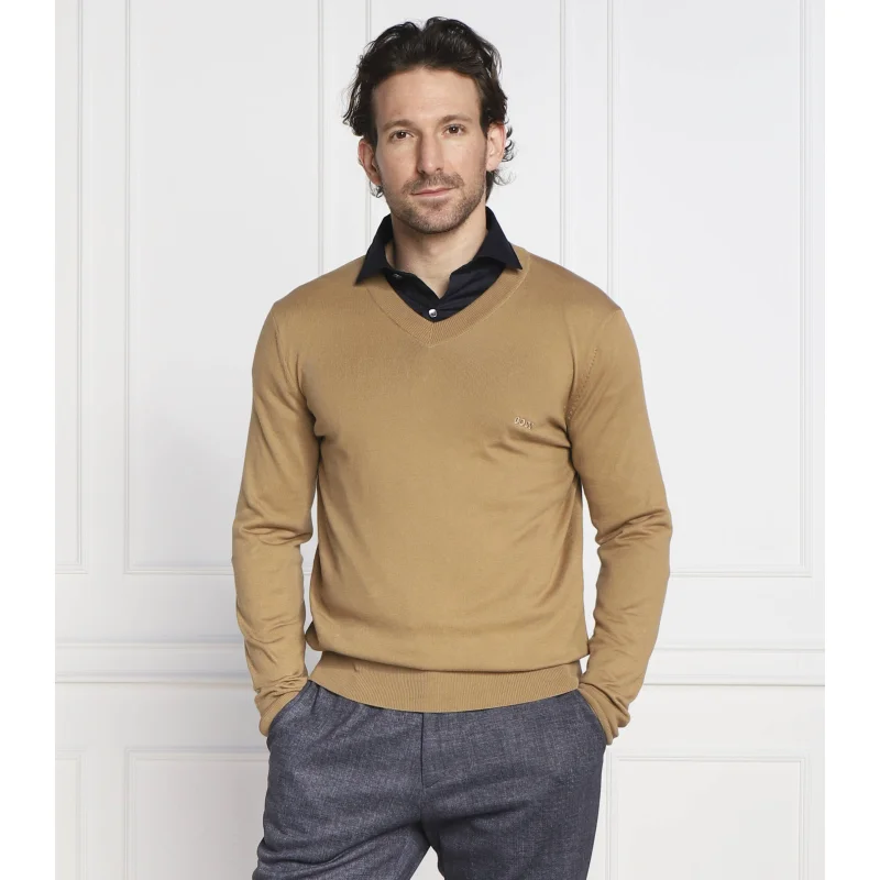 BOSS Sweter Pacello-L | Slim Fit