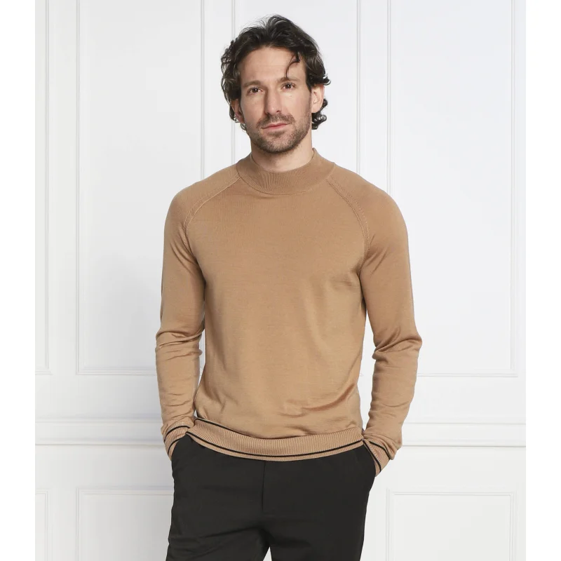 BOSS Wełniany sweter Favino | Regular Fit
