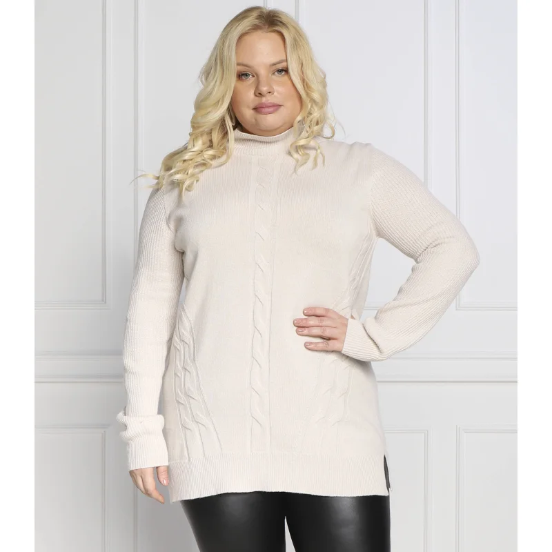 Persona by Marina Rinaldi Sweter ALBUM Plus size | Regular Fit | z dodatkiem wełny i kaszmiru