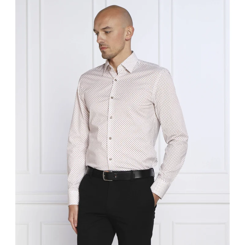 BOSS Koszula H-HANK-kent-C1-214 | Slim Fit | stretch