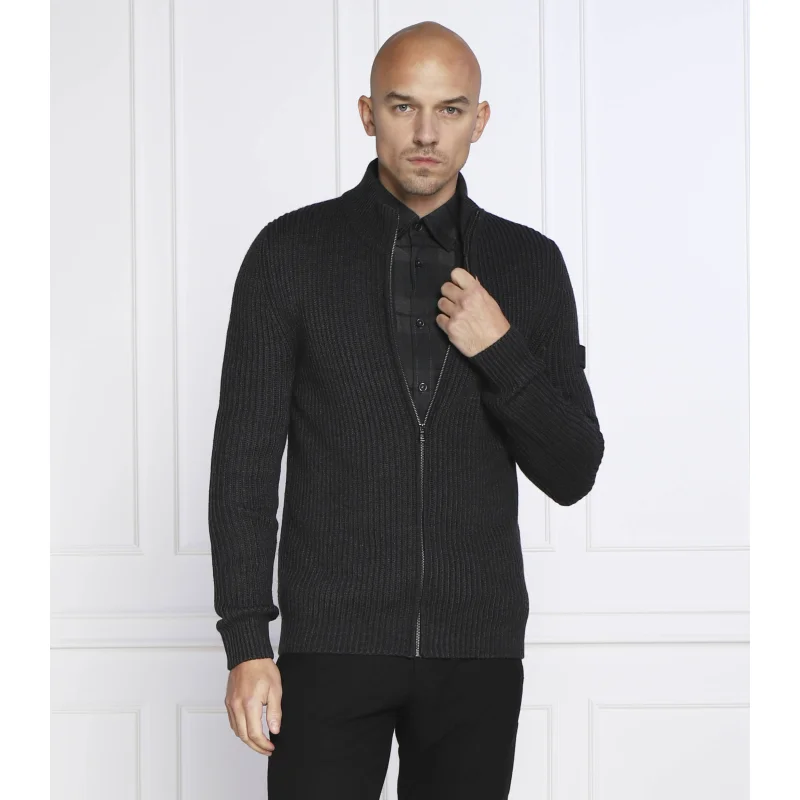 Joop! Kardigan | Regular Fit | z dodatkiem wełny