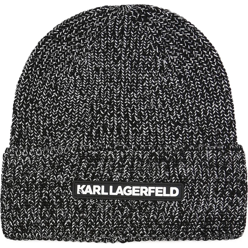 Karl Lagerfeld Czapka | z dodatkiem wełny i kaszmiru
