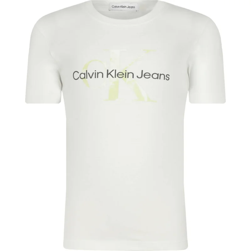 CALVIN KLEIN JEANS T-shirt MONOGRAM PRINT LOGO | Regular Fit