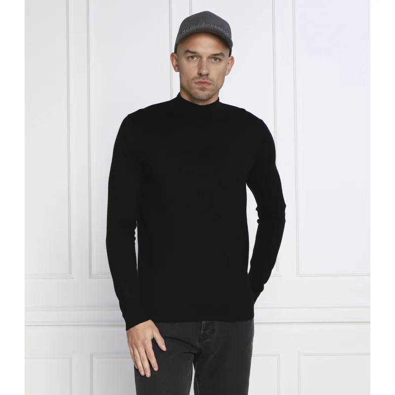 Karl Lagerfeld Sweter | Slim Fit | z dodatkiem wełny