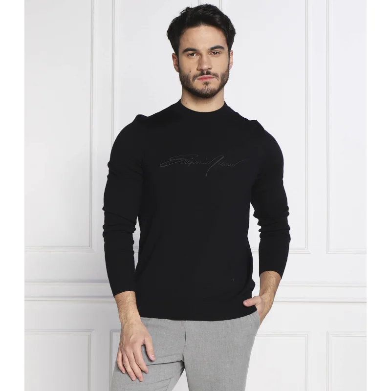 Emporio Armani Wełniany sweter