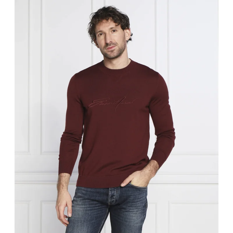 Emporio Armani Wełniany sweter