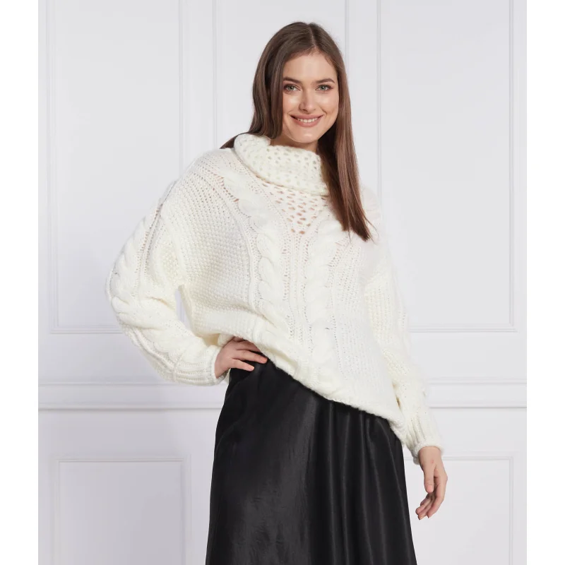 Marc Cain Wełniany sweter | Regular Fit