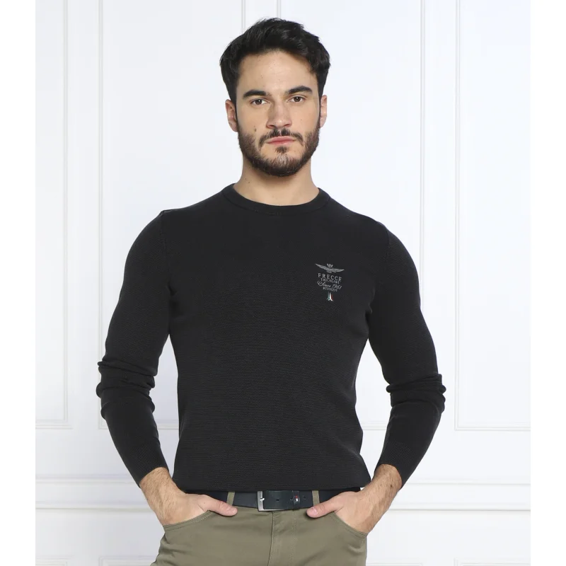 Aeronautica Militare Sweter MAGLIA GIROCOLLO | Regular Fit