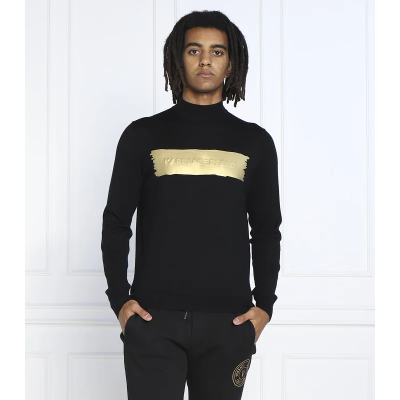 Karl Lagerfeld Wełniany sweter | Regular Fit
