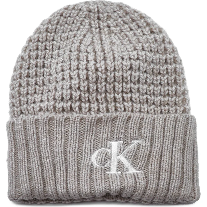 CALVIN KLEIN JEANS Czapka | z dodatkiem wełny