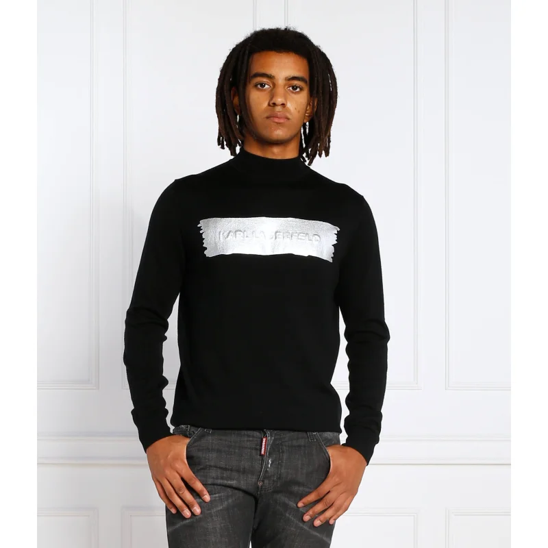 Karl Lagerfeld Wełniany sweter | Regular Fit