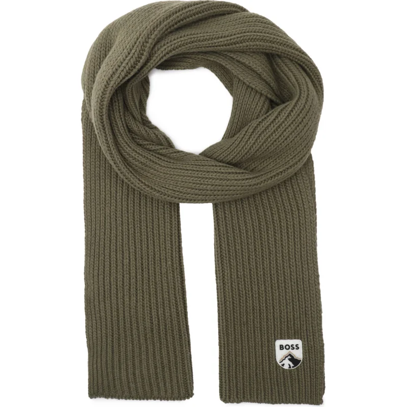 BOSS Szal Lorsone | z dodatkiem wełny i kaszmiru