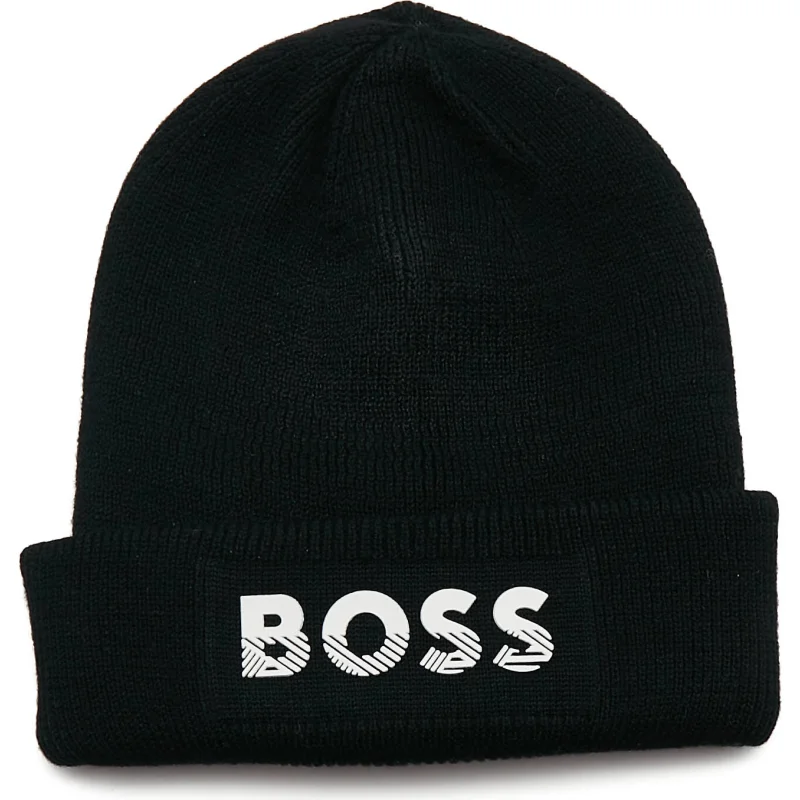 BOSS Kidswear Czapka | z dodatkiem wełny