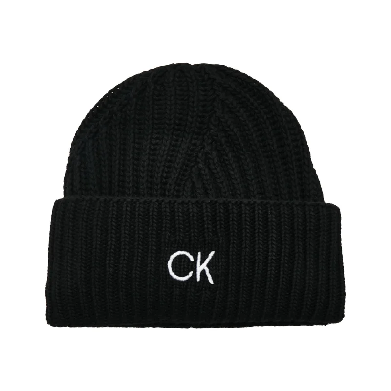 Calvin Klein Czapka ELEVATED | z dodatkiem wełny i kaszmiru