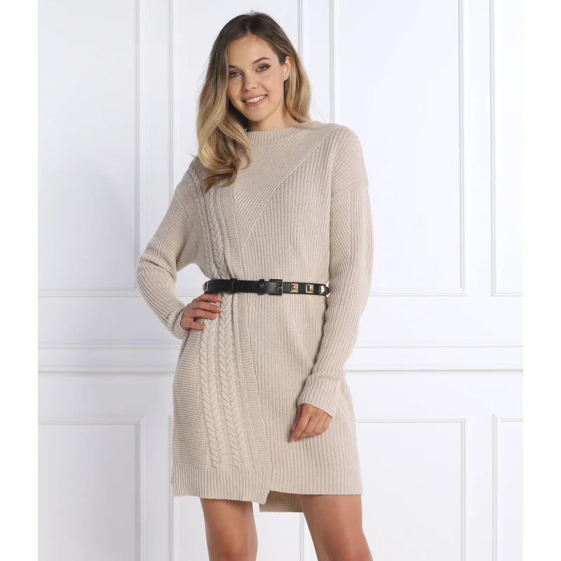 Joop! Sukienka | z dodatkiem wełny i kaszmiru