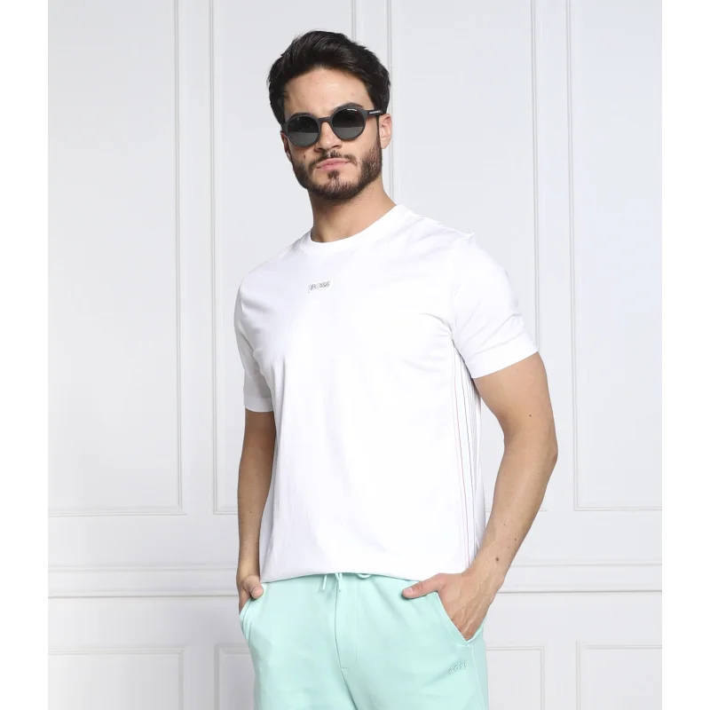 BOSS GREEN T-shirt Tee Tape | Regular Fit | stretch
