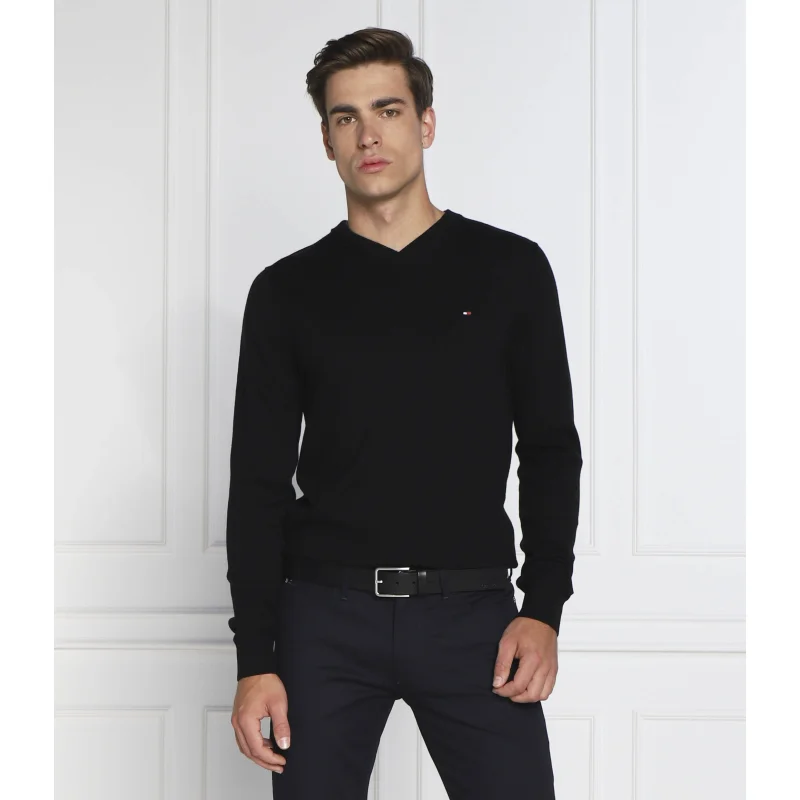 Tommy Hilfiger Sweter | Regular Fit | z dodatkiem kaszmiru