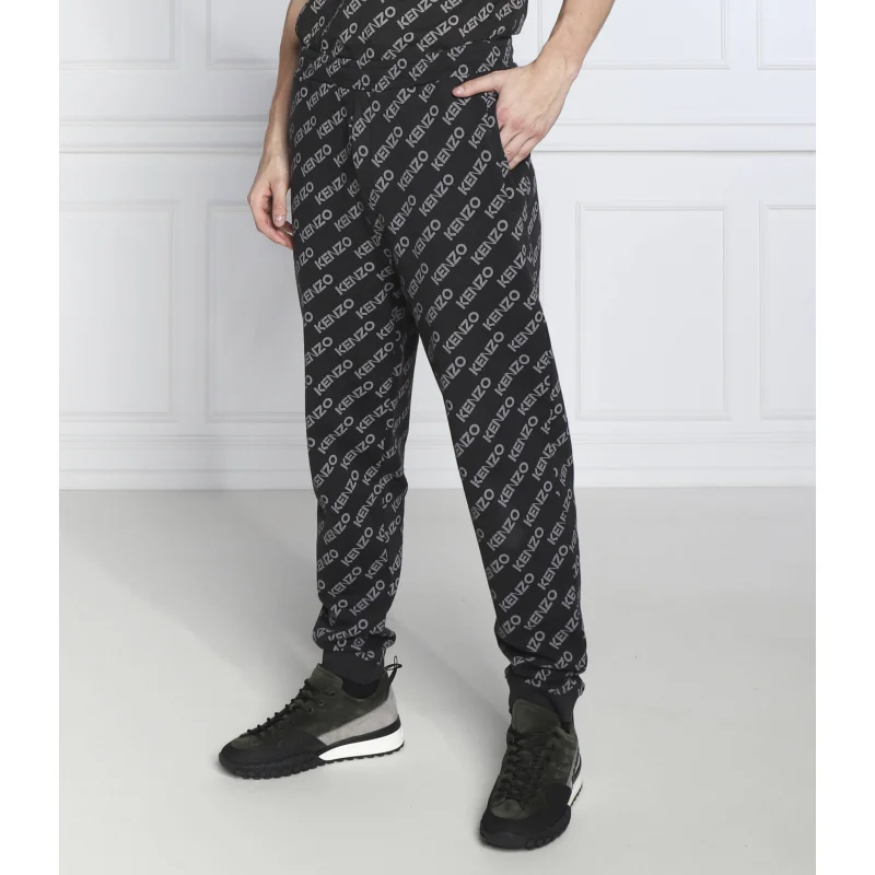 Kenzo Spodnie dresowe MONOGRAM Regular Fit