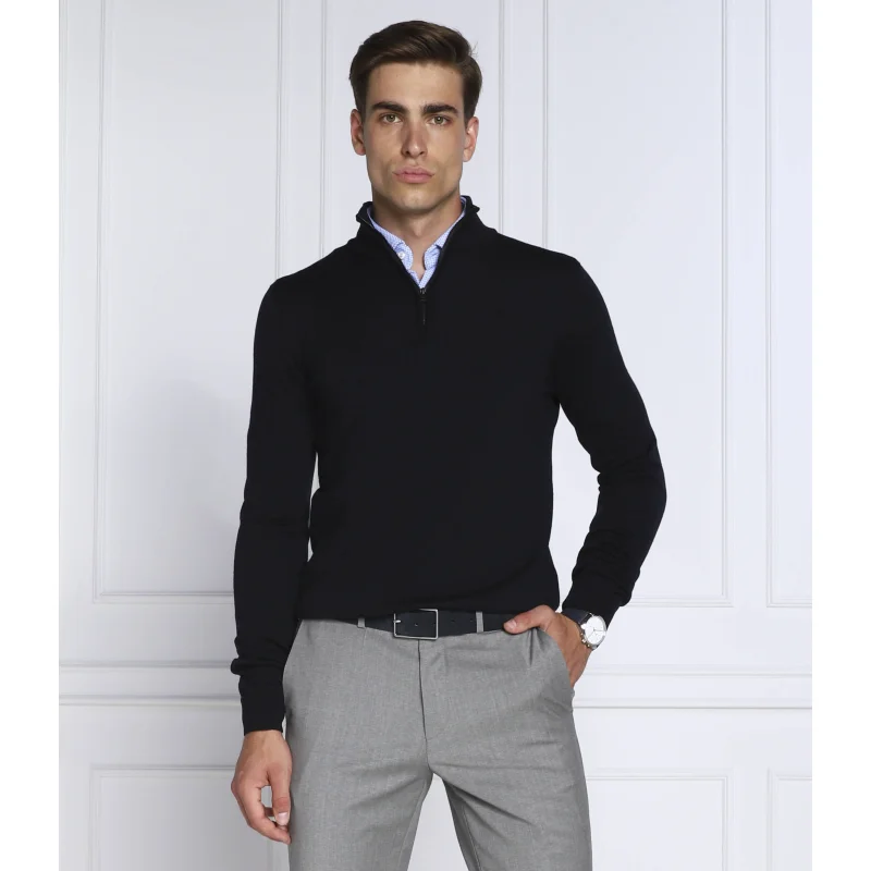HUGO Wełniany sweter San Quirin-M | Regular Fit