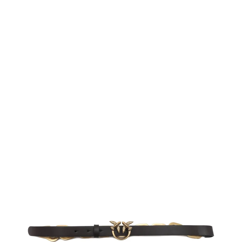Pinko Skórzany pasek LOVE DAY MACRO CHAIN H2 BELT V