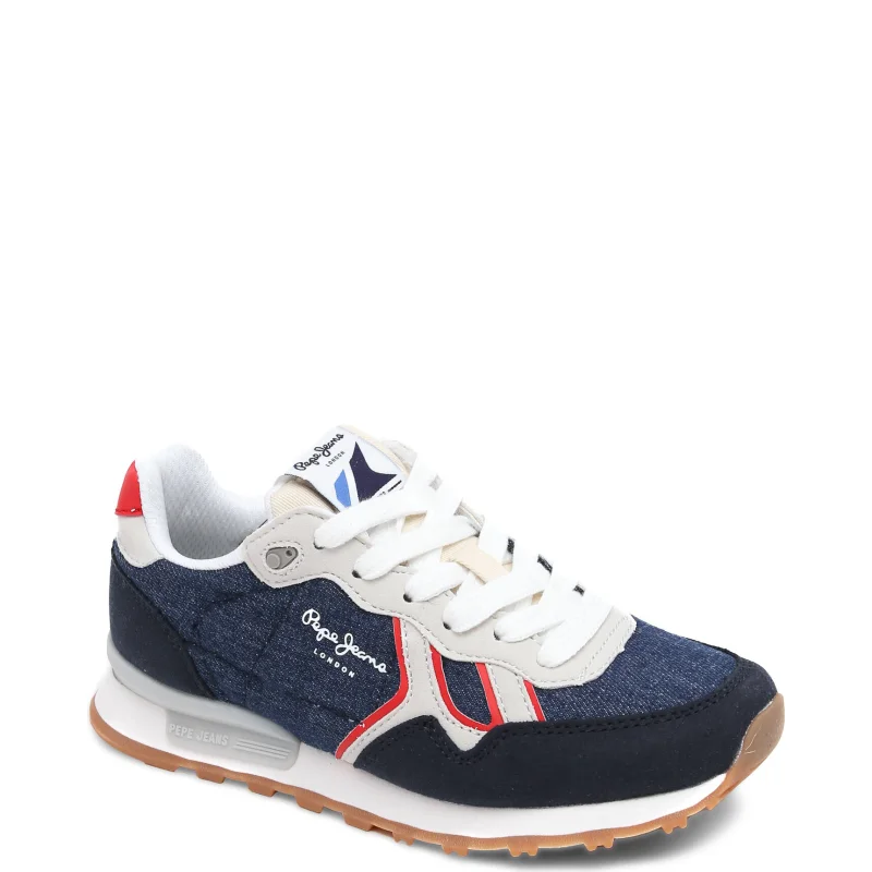 Pepe Jeans London Sneakersy BRITT DENIM