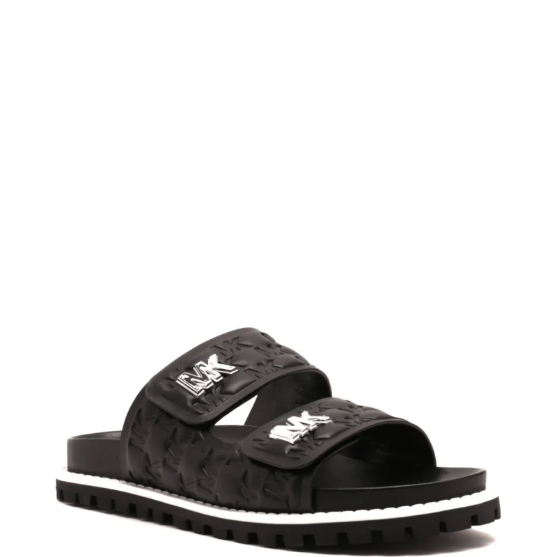Michael Kors Klapki STARK SLIDE | z dodatkiem skóry