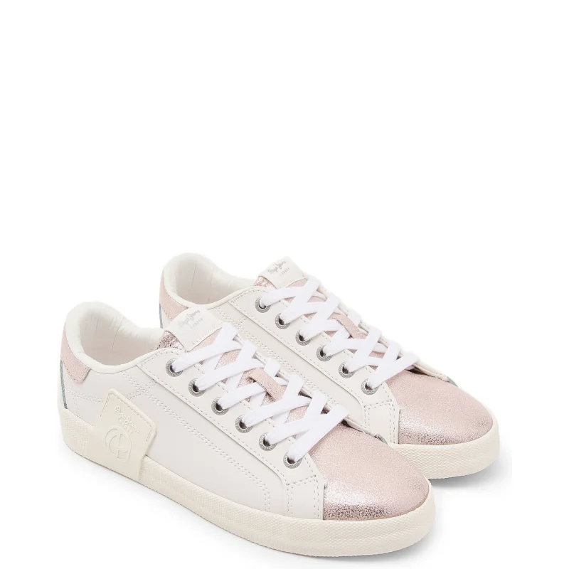 Pepe Jeans London Skórzane trampki KIOTO WIN