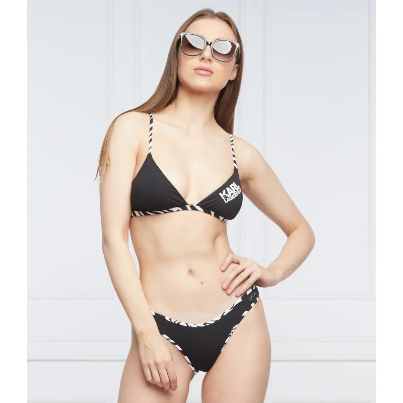 Karl Lagerfeld Góra od bikini Zebra