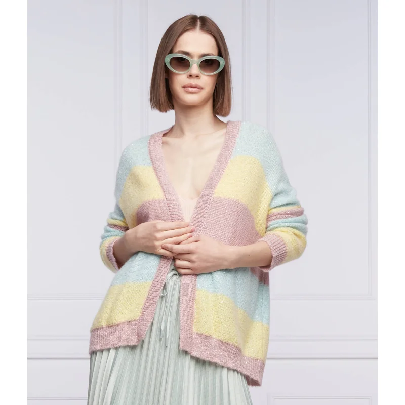 Liu Jo Kardigan APERTA | Relaxed fit | z dodatkiem wełny