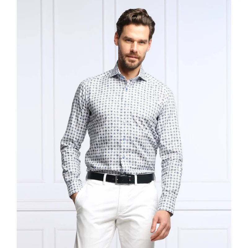 Emanuel Berg Koszula Harvard | Slim Fit | stretch