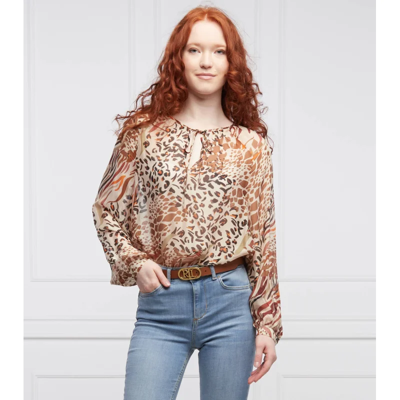 Liu Jo Jedwabna bluzka | Relaxed fit