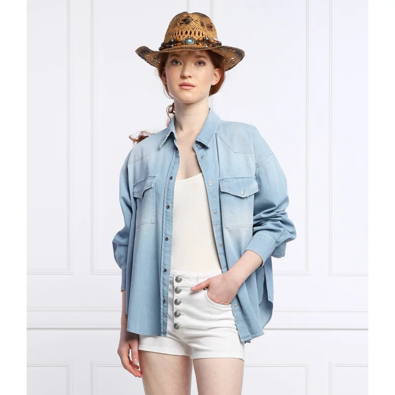 DONDUP - made in Italy Koszula | Oversize fit