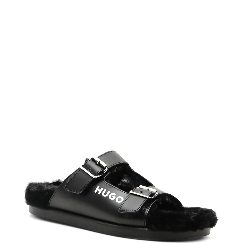 HUGO Ocieplane obuwie domowe Jumble Buckle