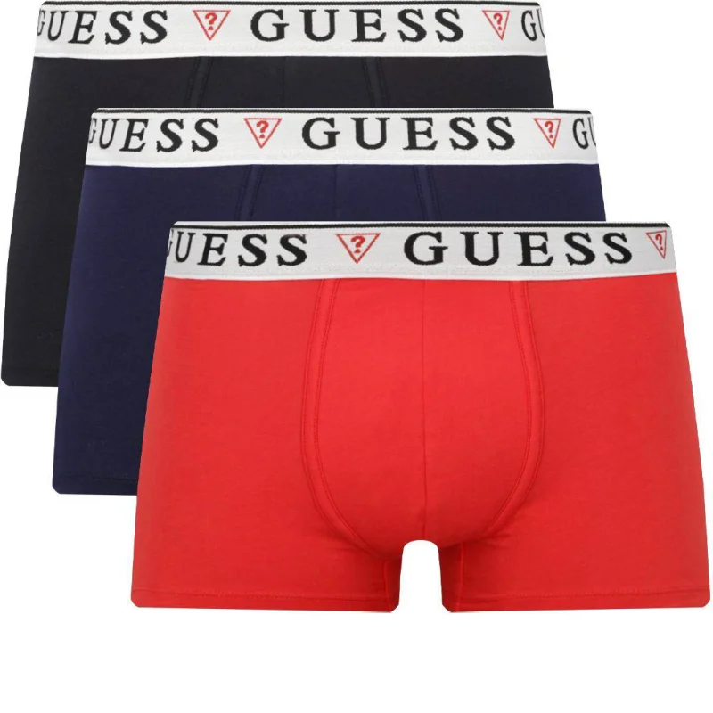 Guess Underwear Bokserki 3-pack HERO | cotton stretch