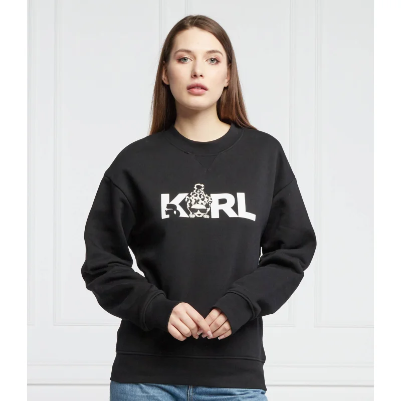 Karl Lagerfeld Bluza Ikonik Animal Sweat | Regular Fit