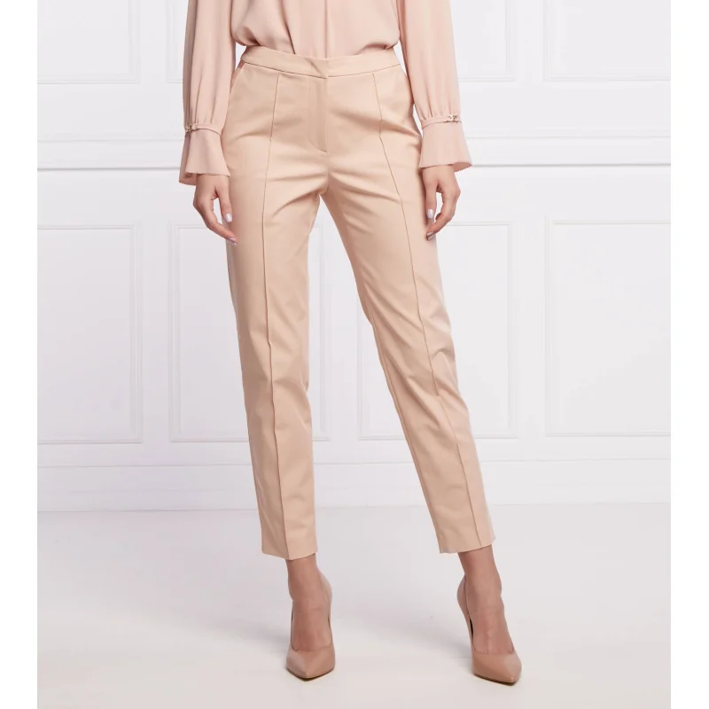 Marc Cain Spodnie cygaretki | Loose fit | regular waist