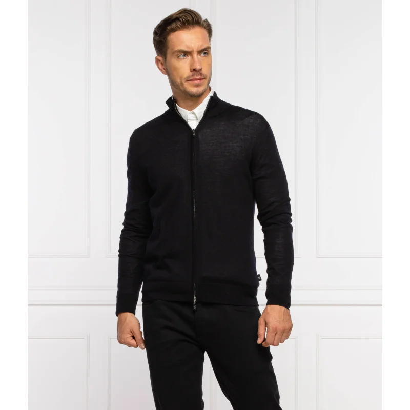 Emporio Armani Wełniany sweter | Regular Fit