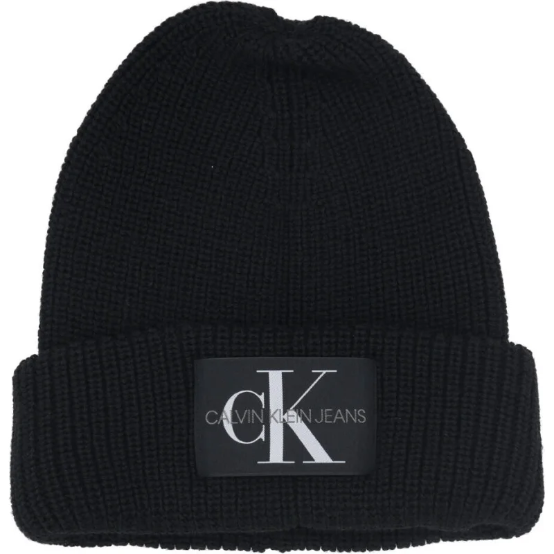 CALVIN KLEIN JEANS Czapka | z dodatkiem wełny