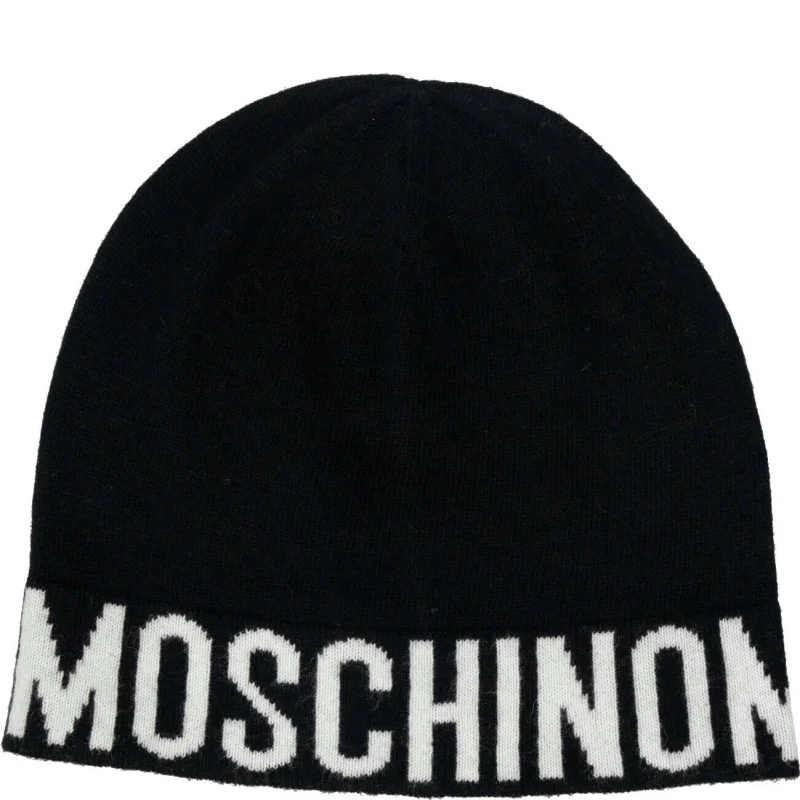 Moschino Czapka | z dodatkiem wełny i kaszmiru