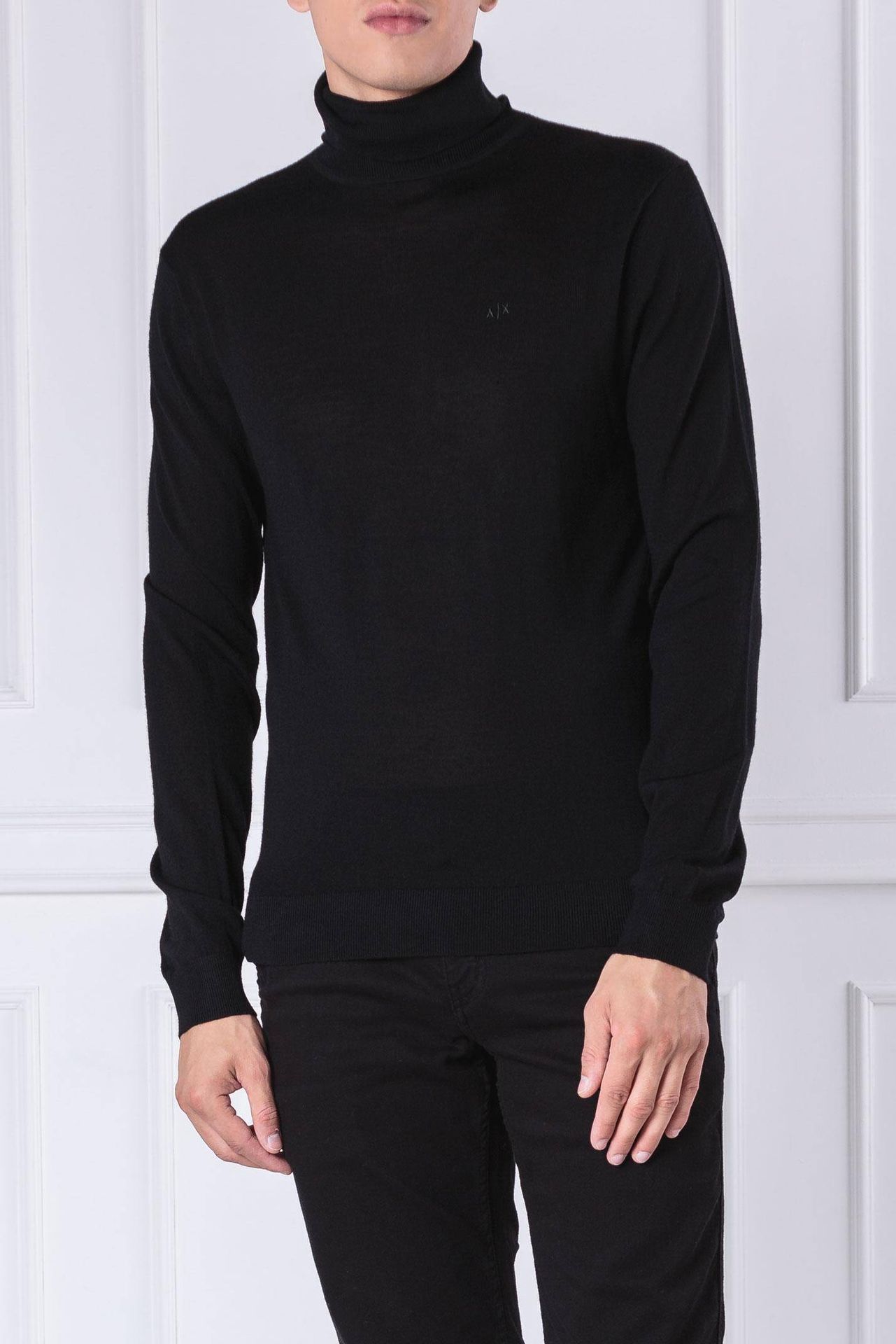 Armani Exchange Wełniany golf Slim Fit