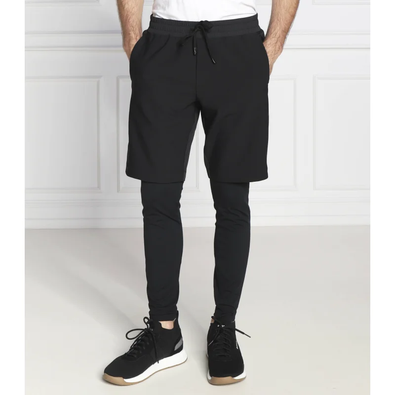 BOSS GREEN Spodnie dresowe 2w1 T_Run | Regular Fit